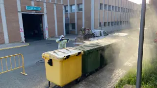 Contenedores de basura de la Comarca del Somontano.