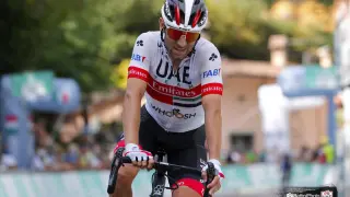 El italiano Diego Ulissi, en una de las etapas de este Tour de Luxemburgo