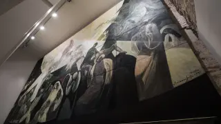 MURAL DE RUIZANGLADA EN EL MUSEO DIOCESANO ( ZARAGOZA ) / 18/09/2020 / FOTO : OLIVER DUCH [[[FOTOGRAFOS]]]