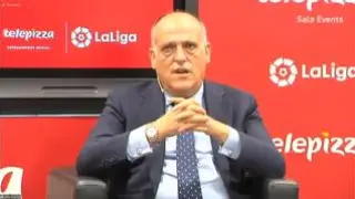El presidente de LaLiga cree que sí se podrá ver fútbol estos dos días