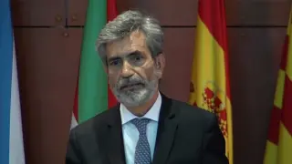 El presidente del Tribunal Supremo y del Consejo General del Poder Judicial (CGPJ), Carlos Lesmes,