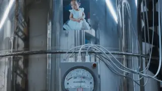 Captura del documental de Netflix sobre la niña criogenizada.