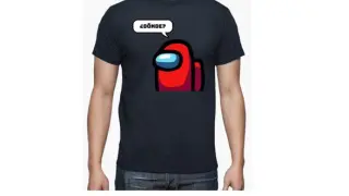 Una de las camisetas de 'Among us' disponibles en La tostadora.