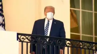 El presidente de EE. UU. difundió dos vídeos en Twitter con su llegada a la Casa Blanca