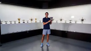 Nadal deposita su 20º título de Grand Slam en su museo de Manacor