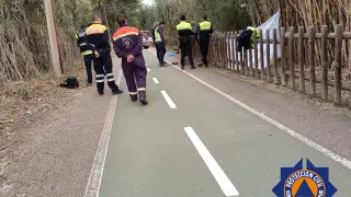 Protección Civil rescata el cadáver del río Jalón.