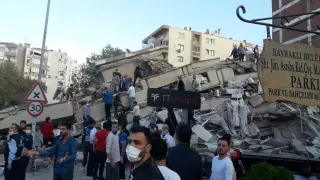 Edificio derruido en Esmirna