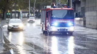 La DANA deja lluvias torrenciales en Zaragoza
