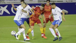 Partido entre el Tenerife y el Real Zaragoza