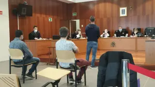Un momento del juicio, celebrado en la Audiencia Provincial de Zaragoza.