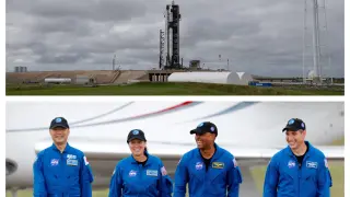 Los cuatro astronautas que viajarán a la EEI