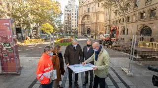 Arrancan las obras en la Plaza de Santa Engracia