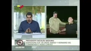 Nicolás Maduro, presidente de Venezuela, despedía así a Maradoma: "El miércoles 25 de noviembre, el gigante, el grande, el pelusa, el pibe de oro de América, el niño del pueblo, se ha ido".