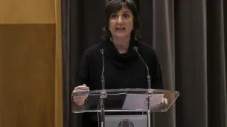 Lola Ranera (PSOE), durante el debate del estado de la ciudad