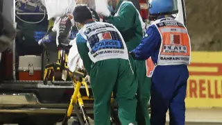 Grosjean salva la vida de milagro tras un brutal accidente en el GP de Baréin