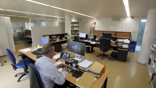 Dependencias del Ayuntamiento de Huesca.