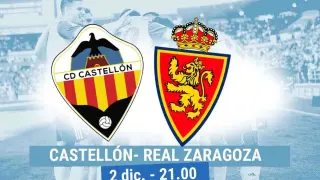 Horario del Castellón-Real Zaragoza