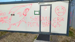 Actos vandálicos en el campo del CD Fleta de Zaragoza.