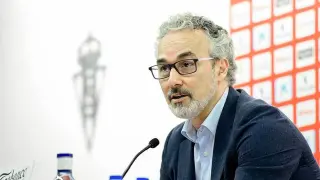 Miguel Torrecilla, en su etapa como director deportivo del Sporting.