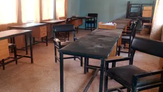 A view of a classroom at the Government Science secondary school in Kankara district