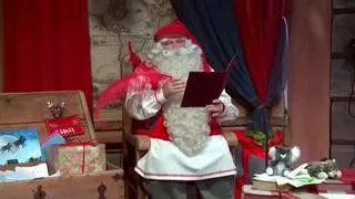 Desde la capital de Laponia, Santa Claus asegura que los regalos están preparados