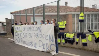 Protesta conta los despidos de Zufrisa en Calatorao