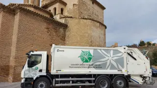 Recogida de residuos urbanos en varios municipios de Zaragoza.