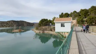 El pantano del Arquuillo de San Blas, que abastece a Teruel, al 83% de su capacidad.