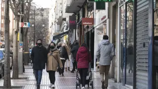 Jornada de compras en Zaragoza.