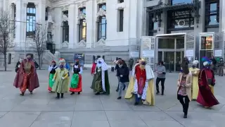 Recibimiento de los Reyes Magos en Madrid