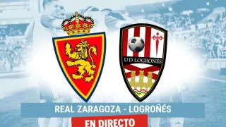 Real Zaragoza-Logroñés, en directo