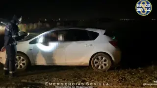 Una imagen del vídeo difundido por la Policía Local de Sevilla.