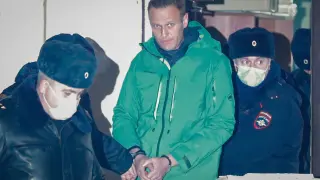 Navalny encarcelado hasta el próximo 15 de febrero