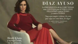 Díaz Ayuso en la portada de Vanity Fair