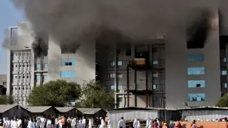 Incendio en una fábrica de la India