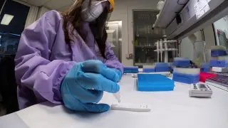 Realización de Test de antígenos en el Laboratorio Eurofins de Madrid