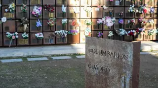 Columbarios del cementerio de Torrero de Zaragoza.