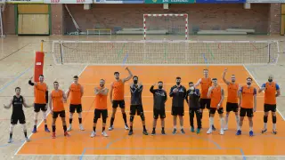 Preparatorio Para la Copa del Rey de Club Voleibol Teruel /2021-02-03/ Foto: Jorge Escudero[[[FOTOGRAFOS]]]