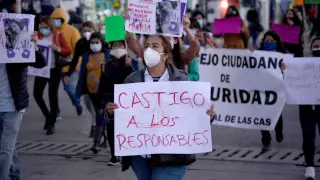 Protestas contra el asesinato de Mariana Sánchez