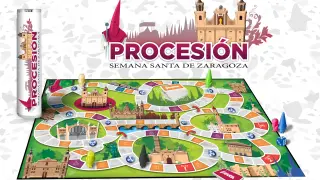 Presentación del juego de mesa 'Procesión', sobre la Semana Santa de Zaragoza.