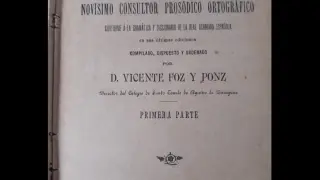 Portada del 'Prontuario del Buen Hablista' de Vicente Foz y Ponz