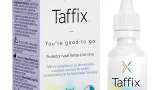 Taffix es un aerosol nasal en polvo que bloquea hasta el 99,99% de los virus respiratorios