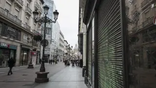 HERALDO .ES. Cierre de establecimientos en Calle Alfonso / 15-02-2021 / FOTO: GUILLERMO MESTRE[[[FOTOGRAFOS]]]