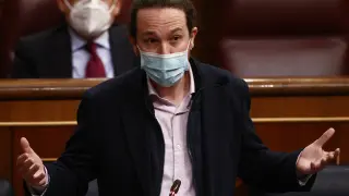 El secretario general de Podemos y vicepresidente del Gobierno, Pablo Iglesias.