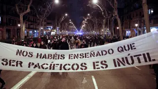 MANIFESTACIÓN EN PROTESTA POR EL ENCARCELAMIENTO DE PABLO HASEL