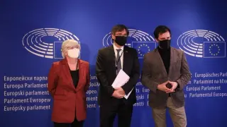 Puigdemont en el Parlamento Europeo