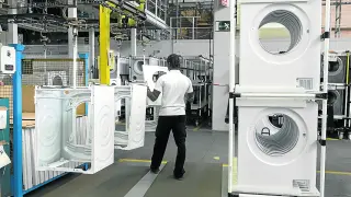 Imagen de 2017 de la fábrica de lavadoras de BSH en La Cartuja de Zaragoza