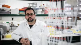 Sergio Villanueva Saz, en la Facultad de Veterinaria.