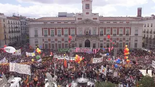 20 años de la gran manifestación en Madrid contra el trasvase del Ebro