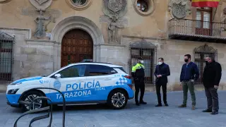 Nuevo coche de la policía local de Tarazona.